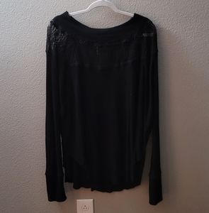 Black and lace long sleeves